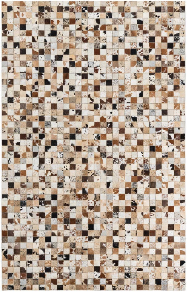 Detail image of 5' x 8' Cowhide Leather Rug