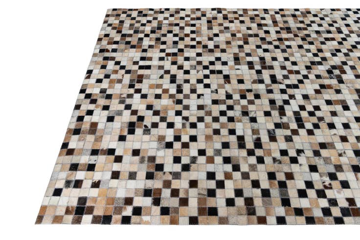 Detail image of 5' x 8' Cowhide Leather Rug