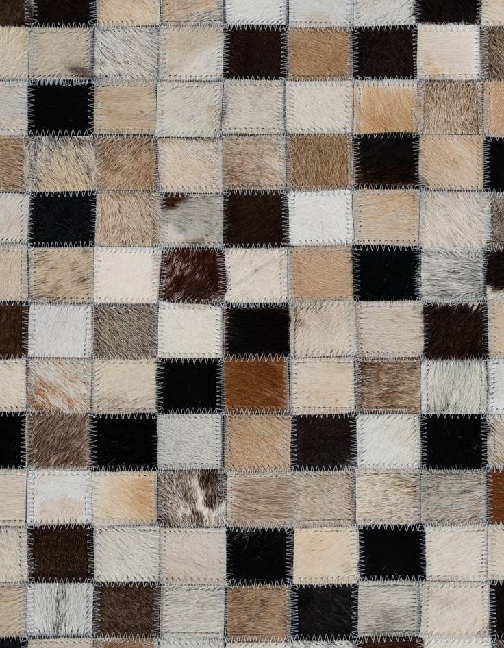 Detail image of 5' x 8' Cowhide Leather Rug