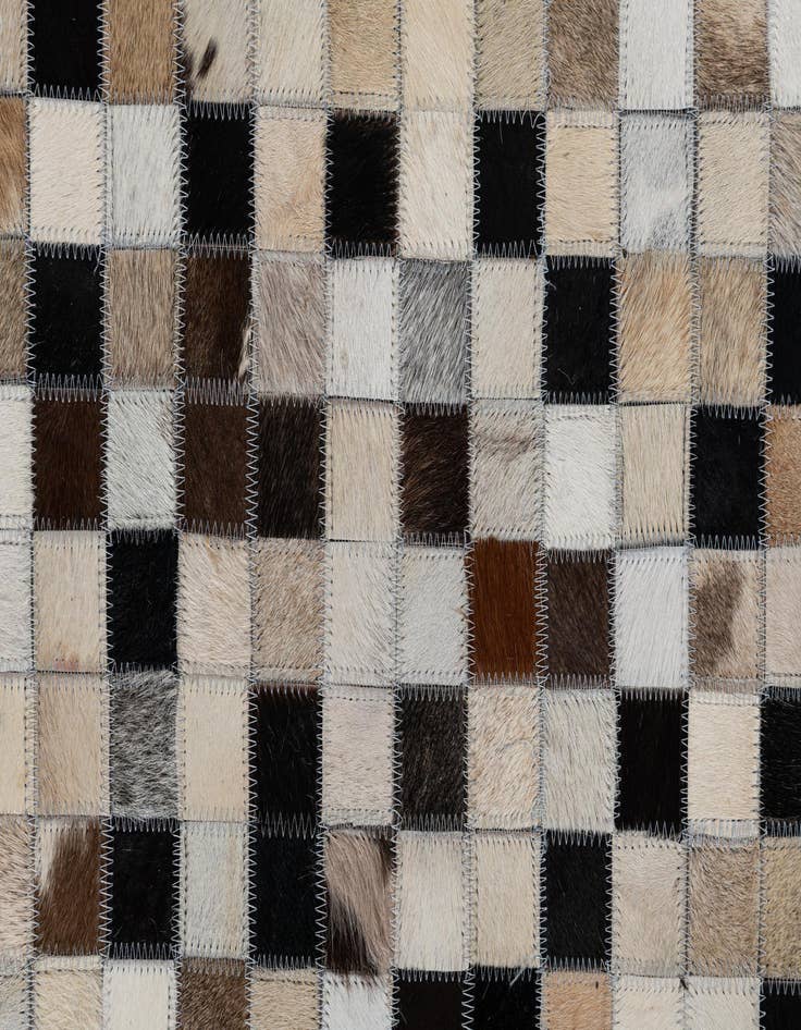 Detail image of 5' x 8' Cowhide Leather Rug
