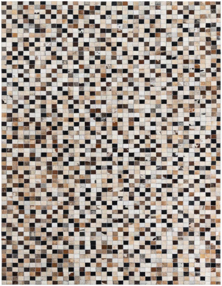 Detail image of 5' x 8' Cowhide Leather Rug