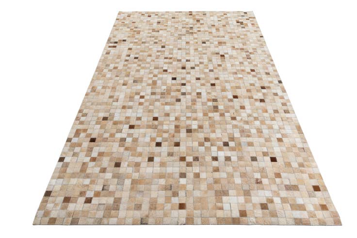 Detail image of 5' 1 x 8' 2 Cowhide Leather Rug