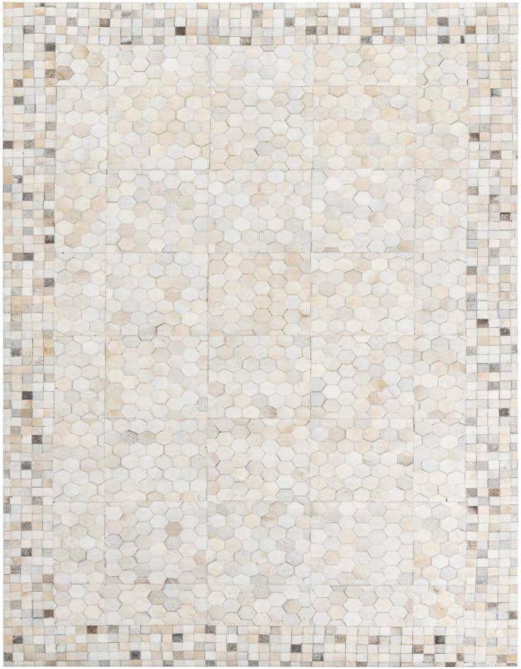 Detail image of 5' x 8' Cowhide Leather Rug