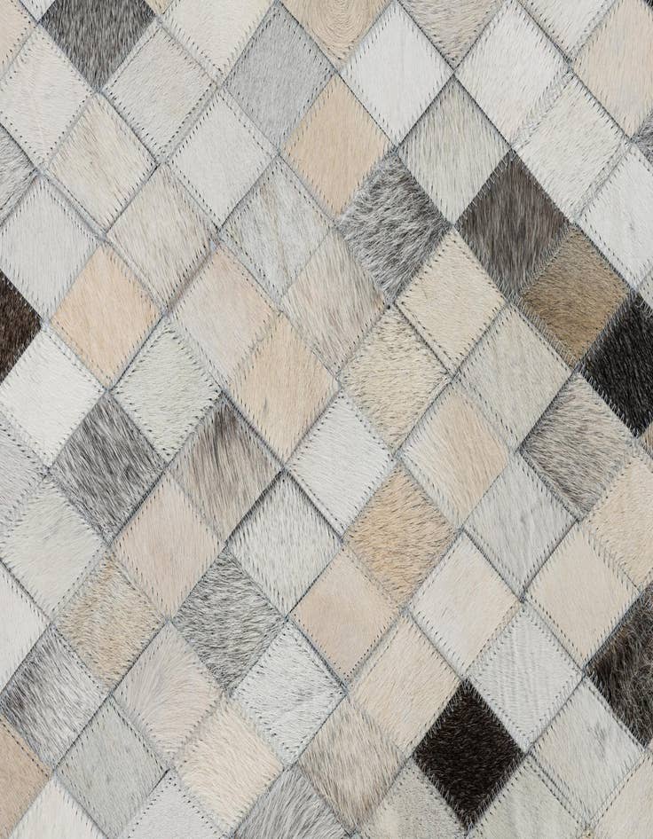 Detail image of 5' x 8' Cowhide Leather Rug