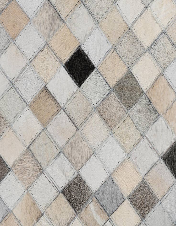 Detail image of 5' x 8' Cowhide Leather Rug