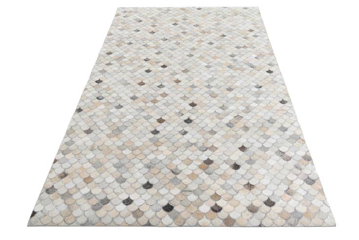 Detail image of 5' 1 x 7' 10 Cowhide Leather Rug
