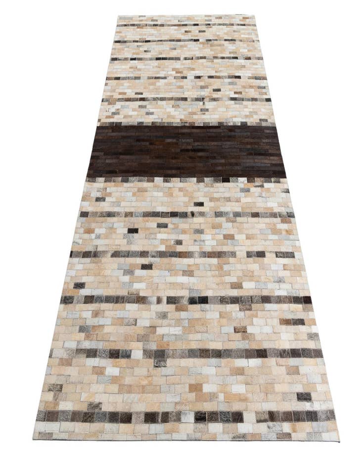 Detail image of 5' x 8' Cowhide Leather Rug