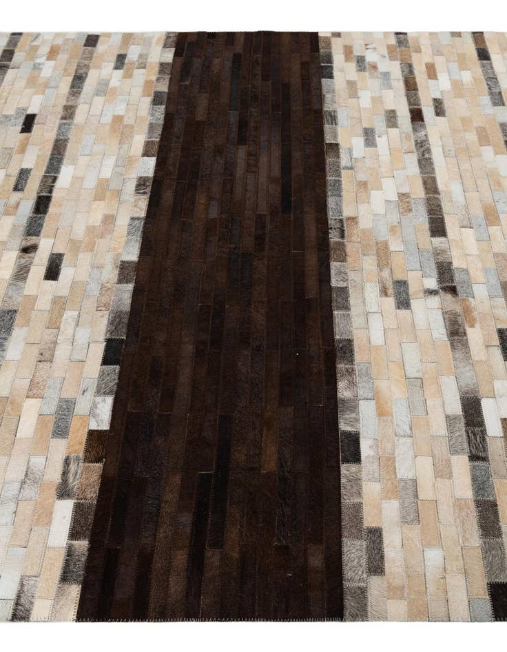 Detail image of 5' x 8' Cowhide Leather Rug
