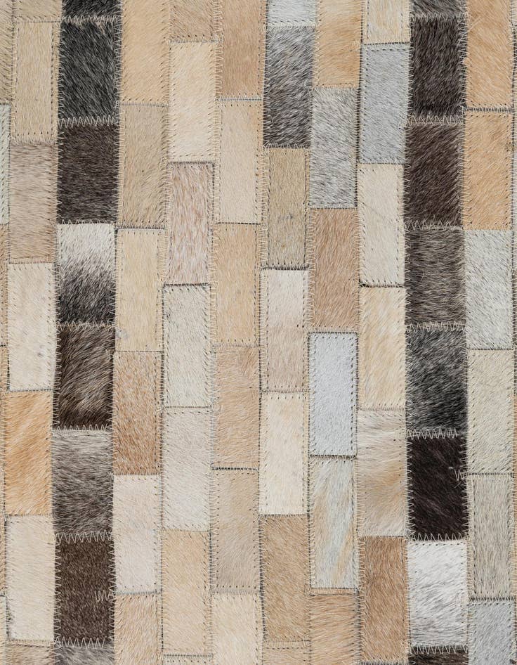 Detail image of 5' x 8' Cowhide Leather Rug