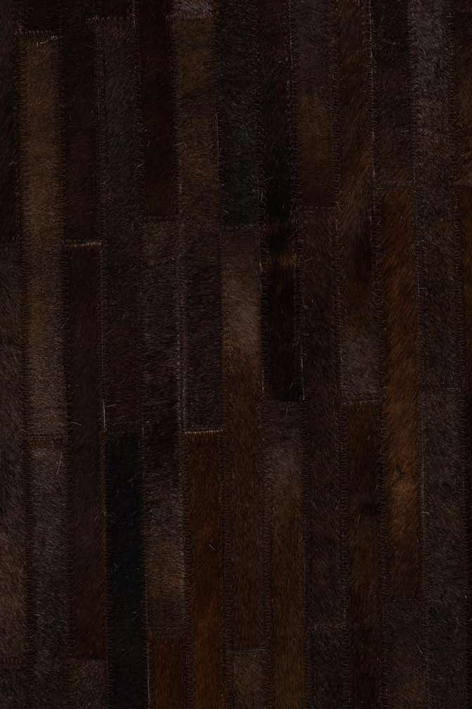 5' x 8' Cowhide Leather Rug