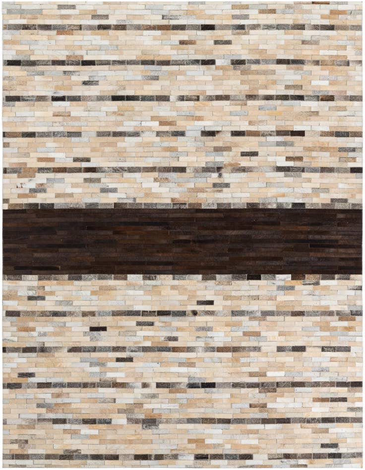 Detail image of 5' x 8' Cowhide Leather Rug