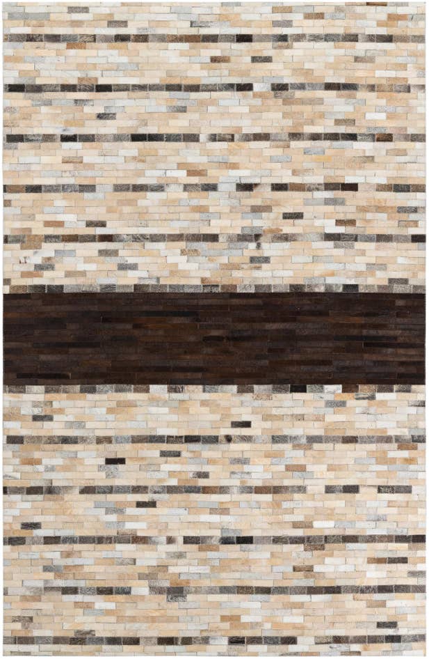 Detail image of 5' x 8' Cowhide Leather Rug