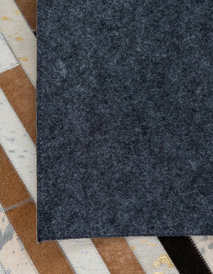 Detail image of 5' 1 x 7' 9 Cowhide Leather Rug