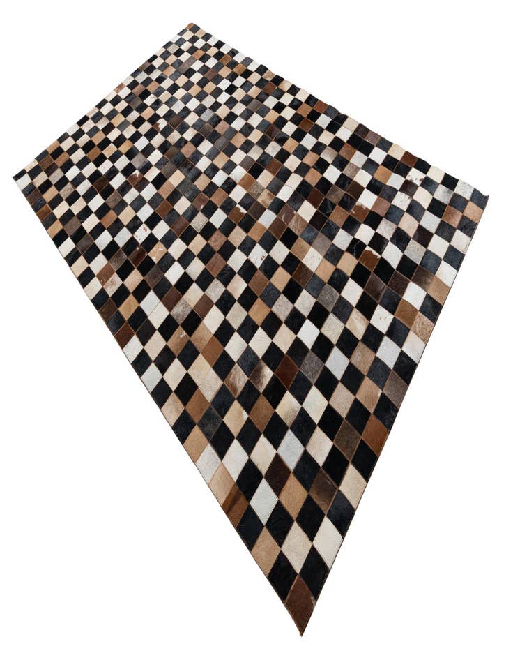 Detail image of 5' x 8' Cowhide Leather Rug