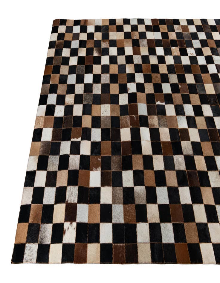 Detail image of 5' x 8' Cowhide Leather Rug