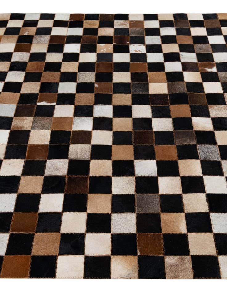 Detail image of 5' x 8' Cowhide Leather Rug