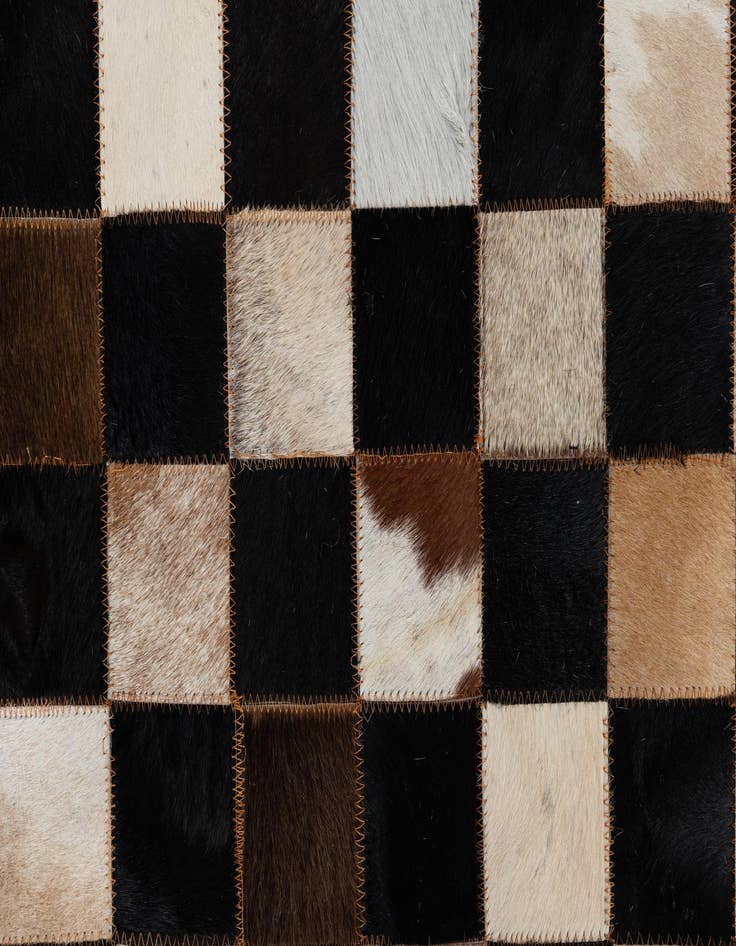Detail image of 5' x 8' Cowhide Leather Rug