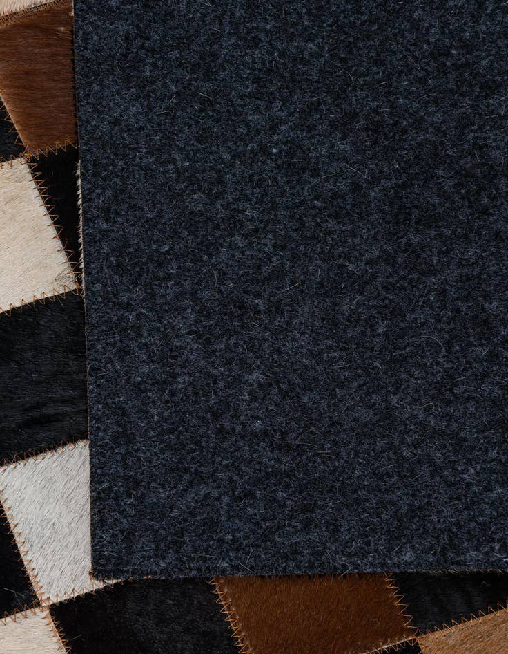 Detail image of 5' x 8' Cowhide Leather Rug