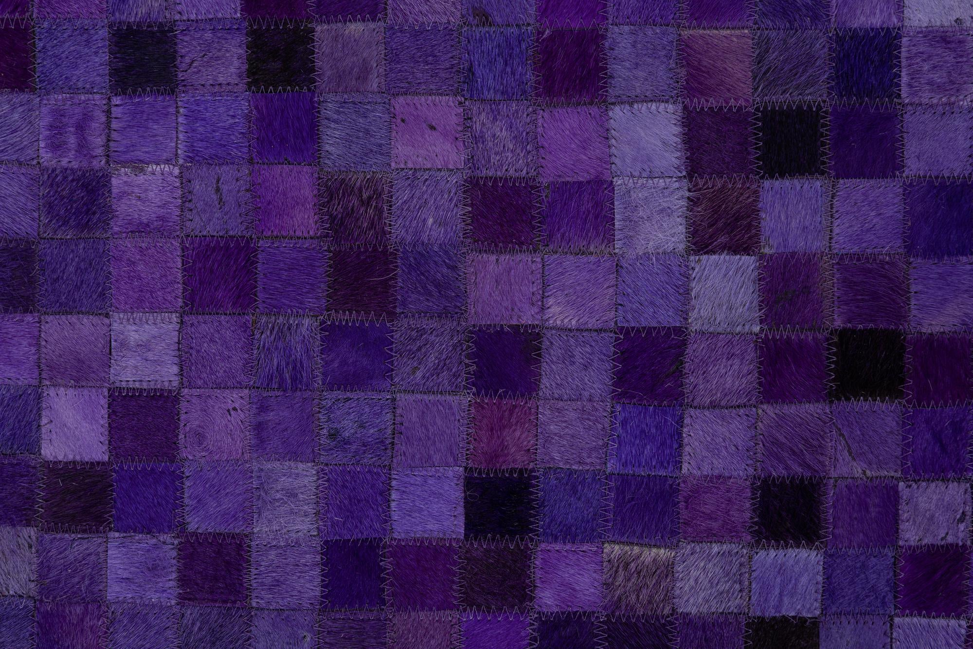 4' x 6' Cowhide Leather Rug