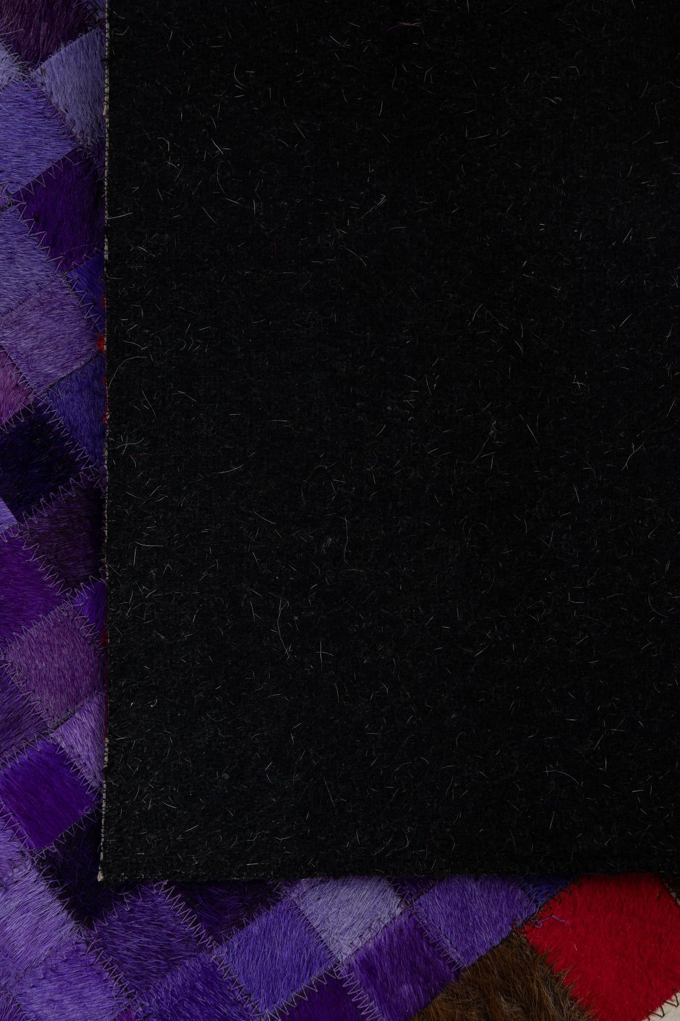 4' x 6' Cowhide Leather Rug