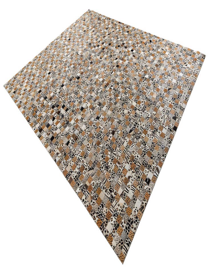 Detail image of 8' x 10' Cowhide Leather Rug