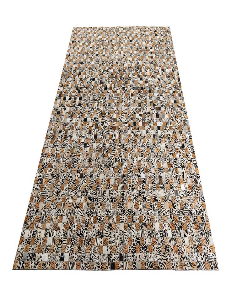 Detail image of 8' x 10' Cowhide Leather Rug