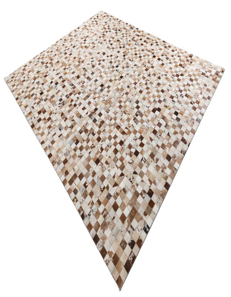 Detail image of 8' 1 x 10' Cowhide Leather Rug
