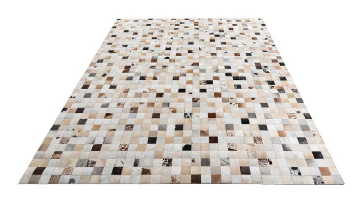 Detail image of 8' x 10' Cowhide Leather Rug