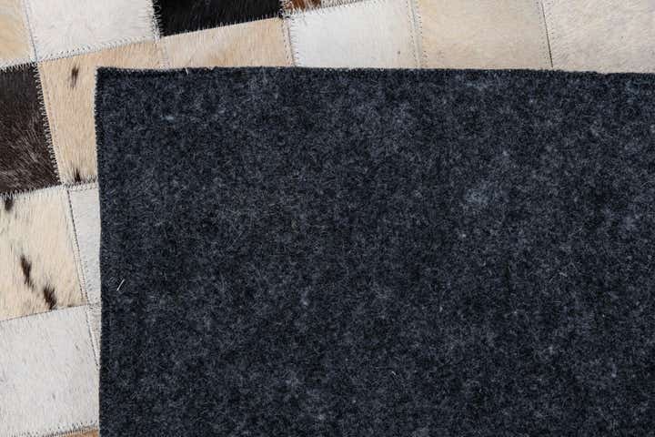 8' x 10' Cowhide Leather Rug
