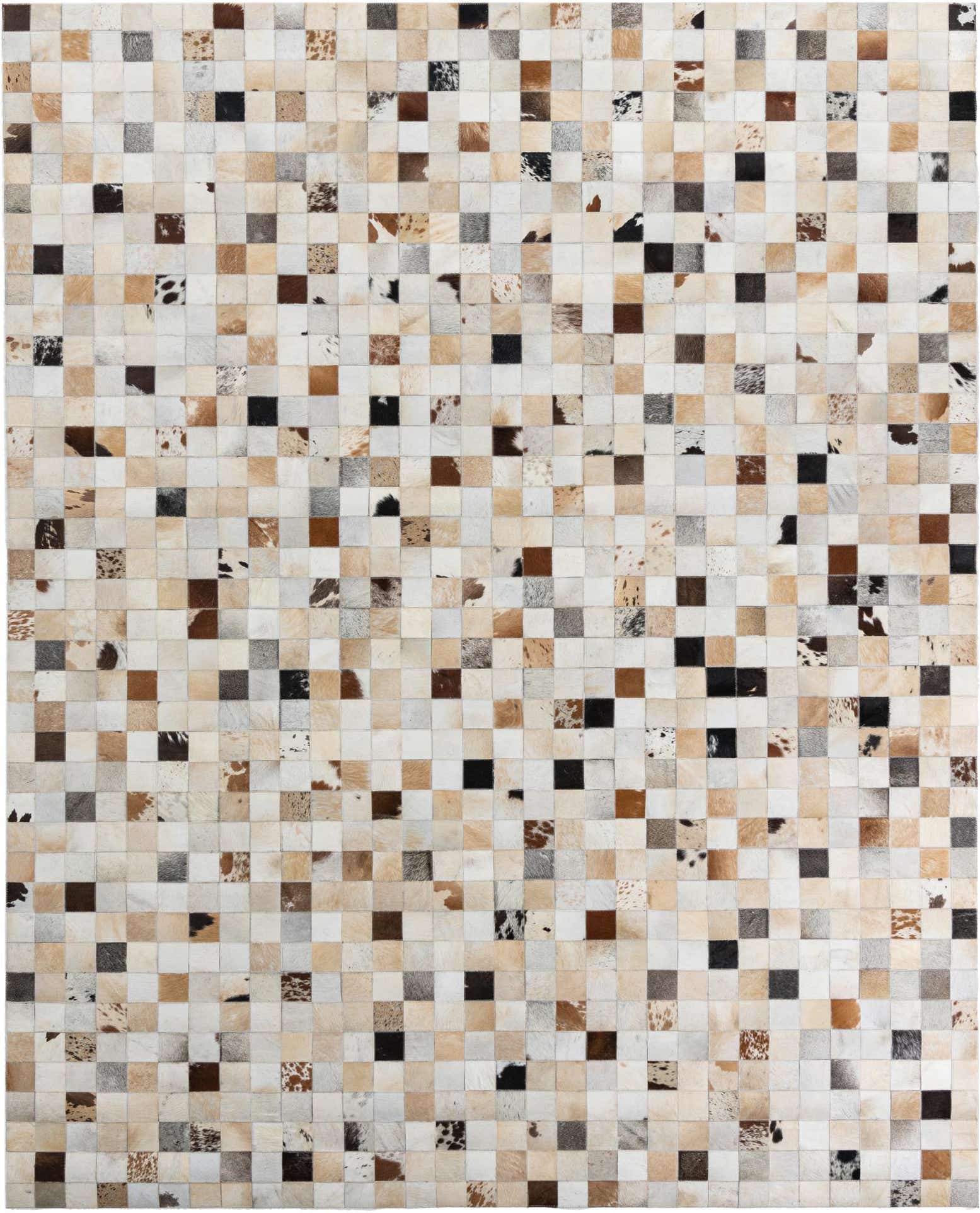 8' x 10' Cowhide Leather Rug