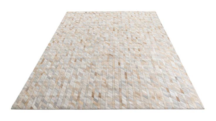 Detail image of 8' x 9' 9 Cowhide Leather Rug
