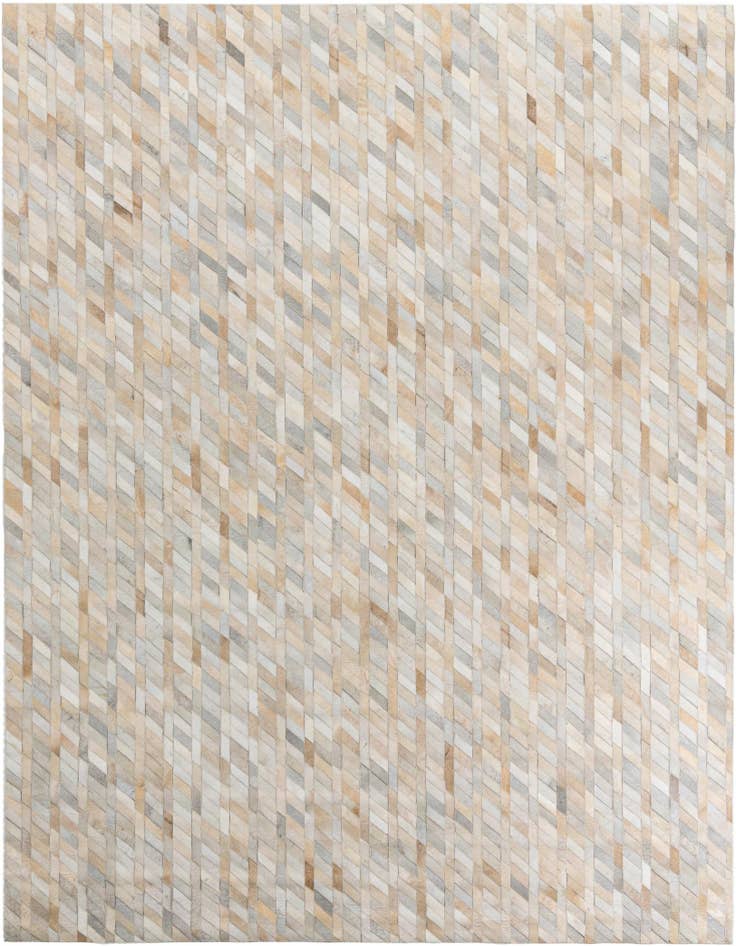 Detail image of 8' x 9' 9 Cowhide Leather Rug