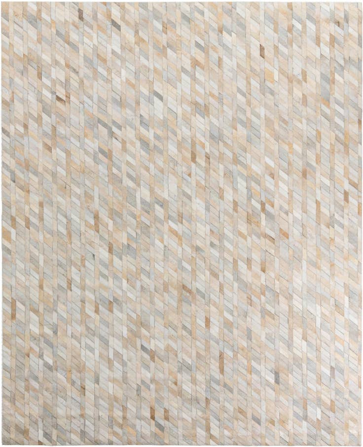 Detail image of 8' x 9' 9 Cowhide Leather Rug