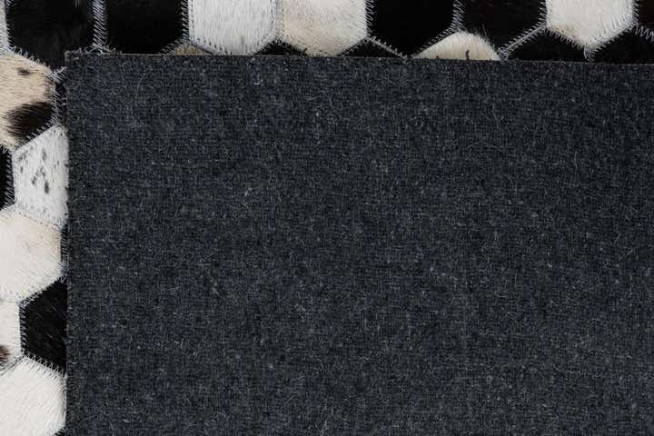 8' x 10' Cowhide Leather Rug