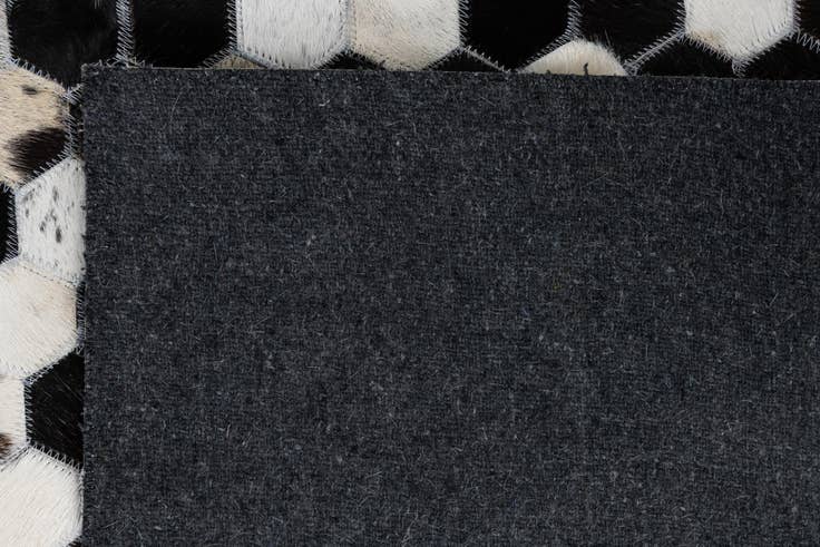 Detail image of 8' x 10' Cowhide Leather Rug