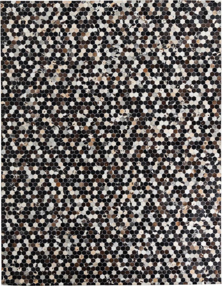 Detail image of 8' x 10' Cowhide Leather Rug
