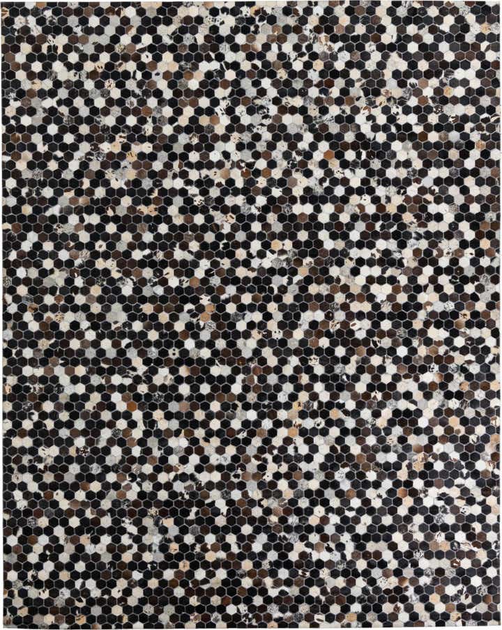 8' x 10' Cowhide Leather Rug