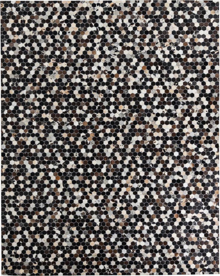 Detail image of 8' x 10' Cowhide Leather Rug