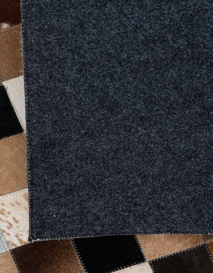 Detail image of 8' x 10' Cowhide Leather Rug