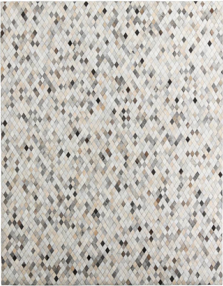 Detail image of 8' x 9' 10 Cowhide Leather Rug