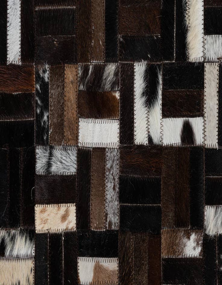 Detail image of 2' x 3' Cowhide Leather Rug