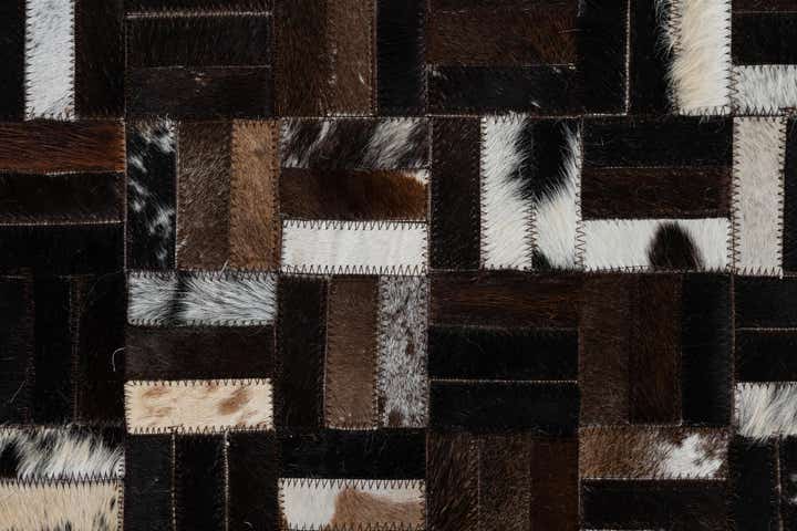 2' x 3' Cowhide Leather Rug