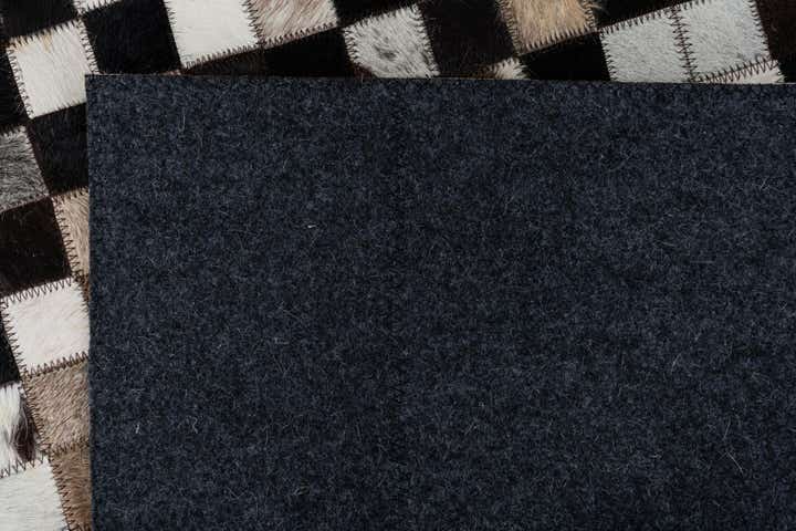 2' x 3' Cowhide Leather Rug