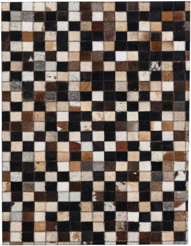 Detail image of 2' x 3' Cowhide Leather Rug