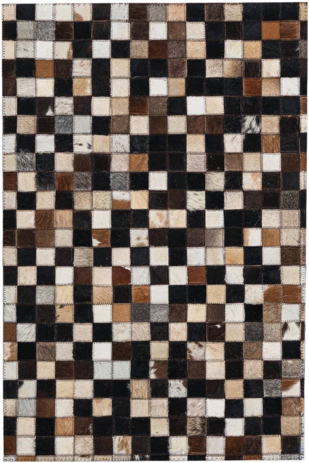 Detail image of 2' x 3' Cowhide Leather Rug