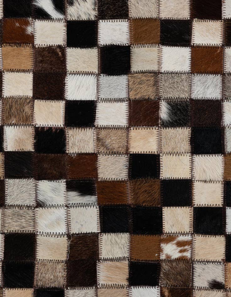 Detail image of 2' x 3' 1 Cowhide Leather Rug