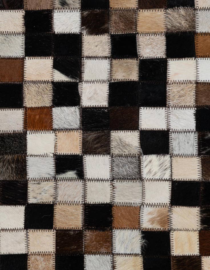 Detail image of 2' x 3' 1 Cowhide Leather Rug