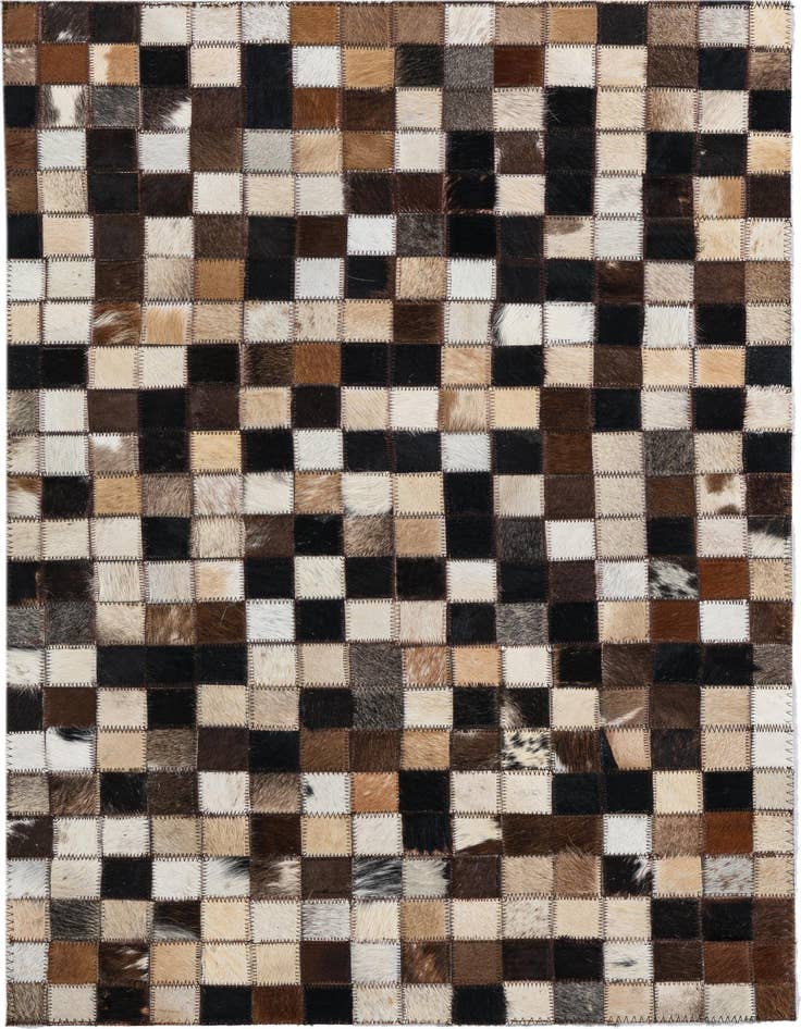 Detail image of 2' x 3' Cowhide Leather Rug