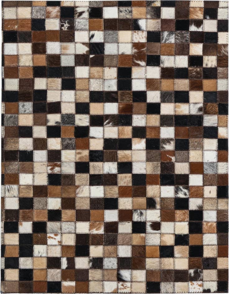 Detail image of 2' x 3' Cowhide Leather Rug
