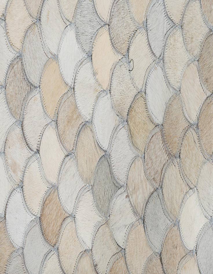 Detail image of 2' x 3' 1 Cowhide Leather Rug